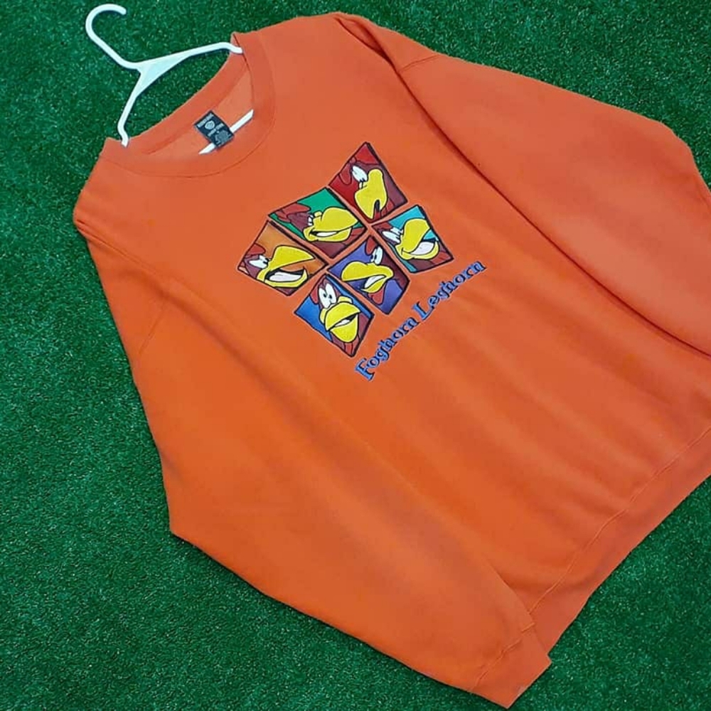Vintage 1996 Warner Bros Foghorn Leghorn Crewneck